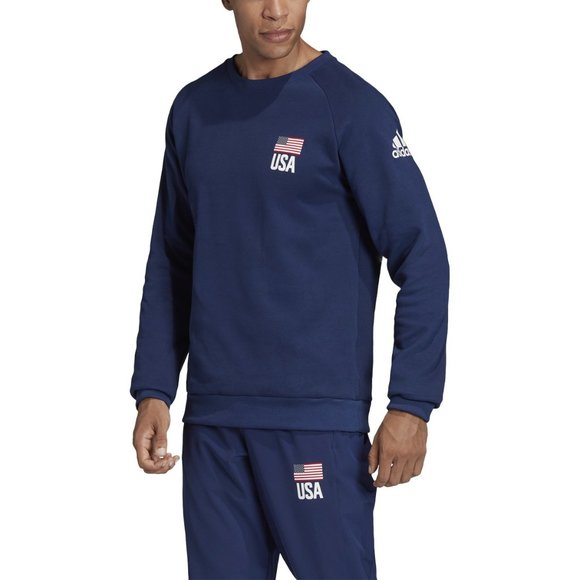 Adidas Other - [FK1037] Mens Adidas USA Volleyball Crew Neck